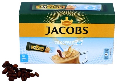 Kawa Mrożona Jacobs Ice Coffee 3w1 10szt z Niemiec