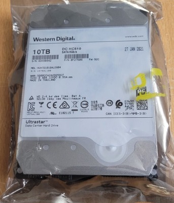 Dysk twardy Western Digital Ultrastar He10 10000,00 SATA III 3,5"