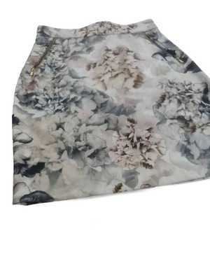 Spódnica w kwiaty H&M rozmiar 36