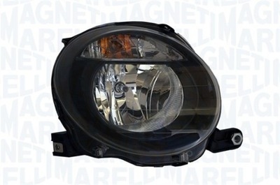 FARO FIAT 500 DERECHO HALÓGENO H7, WY21W COLOR CUADROS NEGRO LPM301B  