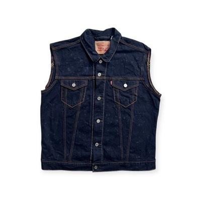 LEVI’S KAMIZELKA BEZRĘKAWNIK JEANSOWY KURTKA XXL
