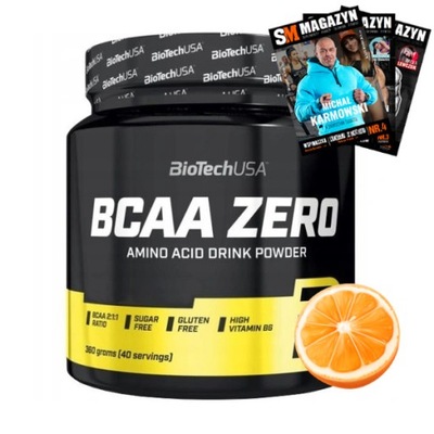 BIOTECH BCAA ZERO 360 G AMINOKWASY GLUTAMINA