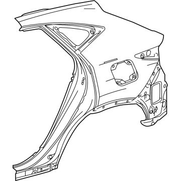 ALETA TRASERO PARTE TRASERA IZQUIERDO LEXUS NX II 2021-  