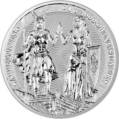 Srebrna Moneta Alegorie: Galia & Germania 2023, 1 uncja