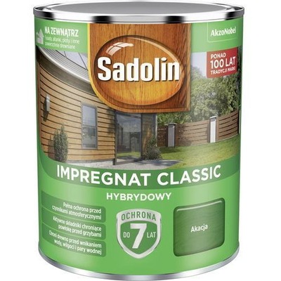 SADOLIN IMPREGNAT CLASSIC HYBRYDOWY 7 LAT AKACJA 0