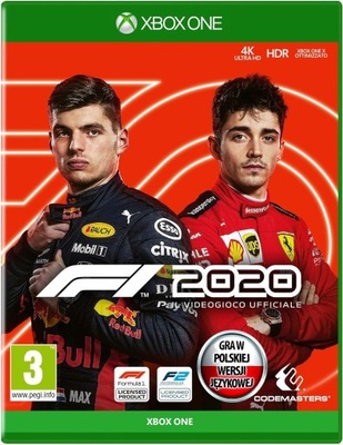 F1 2020 Formula 1 One XBOX ONE / SERIES X - NOWA - PL - Płyta