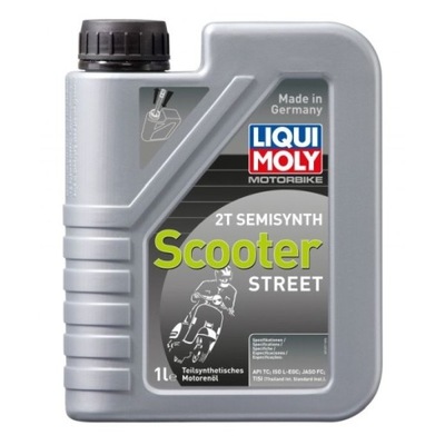 ACEITE LIQUI MOLY 2T 1L SEMISYNTH SCOOTER / POLSYNTETYCZNY / MOTOCYKLE LM1621  