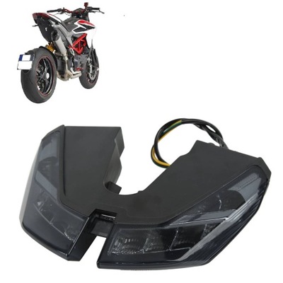 FARO PARTE TRASERA DIODO LUMINOSO LED ATV MOTOCICLETA TINTADA PARA DUCATI  