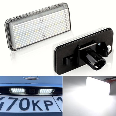 LEXUS TOYOTA LAND CRUISER PRADO DIODO LUMINOSO LED PLATE LIGHT  