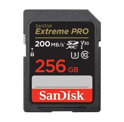 Karta pamięci SanDisk SDXC 256GB Extreme Pro 200/140MB/s