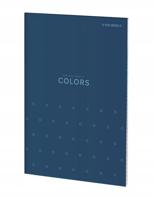 Blok notatnikowy A5 50k kratka TOP2000 colors