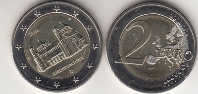 Niemcy 2014 -2 euro okol.Dolna Saksonia