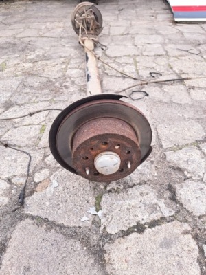 Балка подвеска ступица диск задняя citroen jumper boxer ducato iii 2.2 hdi фото №1