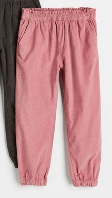 H&M spodnie bawełniane 9-10 l 140 j68