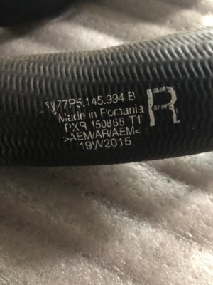 Porsche cayenne gts 3.6 труба интеркулер правая фото №1