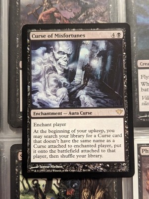 Curse of Misfortunes MTG rare