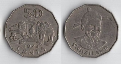 SWAZILAND 1975 50 CENTS