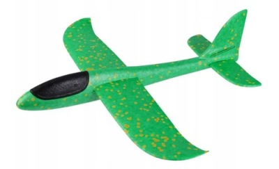 MIKOŁAJ SAMOLOT STYROPIANOWY ZIELONY