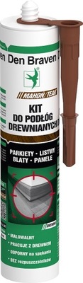 DEN BRAVEN KIT KLEJ DO PODŁÓG DREWNIANYCH 280ml Mahoń PARKIET DREWN