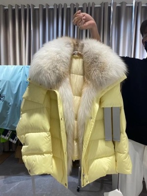 Płaszcz ciepły Moda nowy 90% puch gęsi kurtka zim