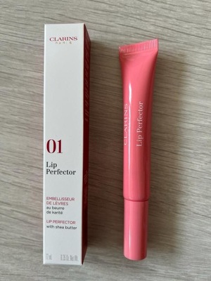 CLARINS LIP PERFECTOR GLOW błyszczyk do ust Nr 01 Rose Shimmer