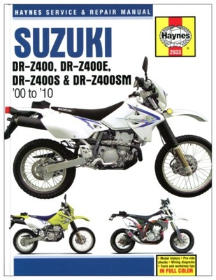 SUZUKI DR-Z400 DR-Z400E DR-Z400S DR-Z400SM (00-10) ИНСТРУКЦИЯ РЕМОНТА 24H фото