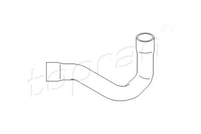 ПАТРУБОК РАДІАТОРА BMW E34 520 525 24V TOPRAN