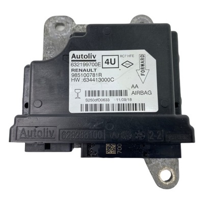 Датчик подушка безпеки renault kadjar 985100781r фото №1