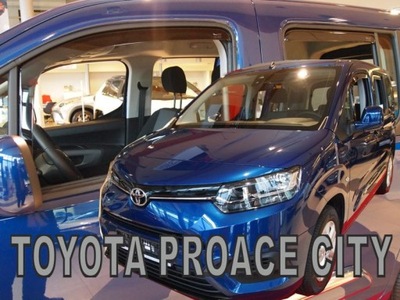 DEFLECTORES HEKO TOYOTA PROACE CITY OD 2019 4 PIEZAS  