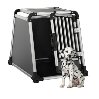 Aluminiowy transporter dla psów OPIS