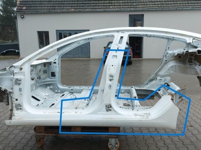 Tesla model 3 iii поріг блок двигуна лівий ppsw фото №1