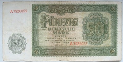 Banknot Niemcy 50 Marek 1948 deutche mark NRD