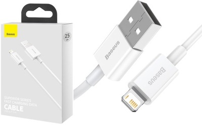 Kabel Lightning USB Baseus do iPhone Apple 0,25M