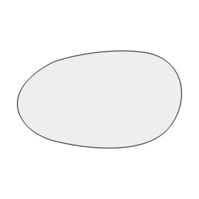 Скло/дзеркало smart city coupe crossblade 1997-2007 фото №1