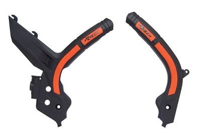 RACETECH KRYTY RÁMU KPL BI-MATERIAL SUPER GRIP KTM SX 125/150/250 19-21, S