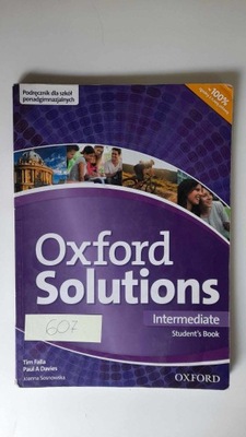 Oxford Solutions Intermediate Podręcznik