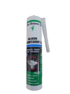 Silikon sanitarny BRĄZOWY Den Braven 280 ml