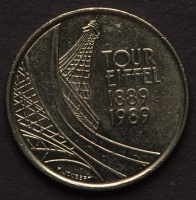 Francja - 5 franków 1989