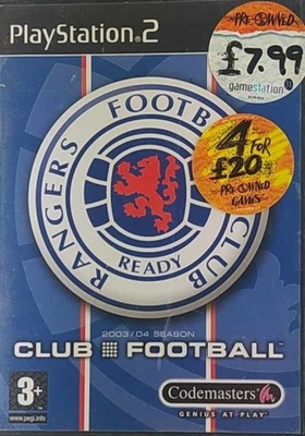 Rangers Club Football Playstation 2