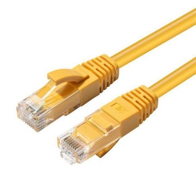 MicroConnect U/UTP CAT5e 2M żółty PVC