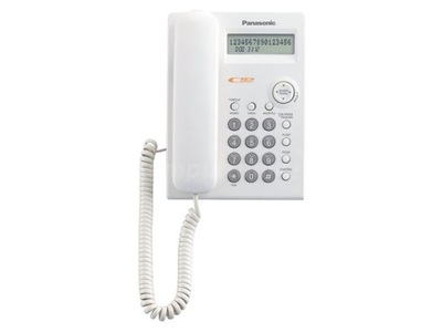 Biały Telefon Stacjonarny PANASONIC KX-TSC11PDW