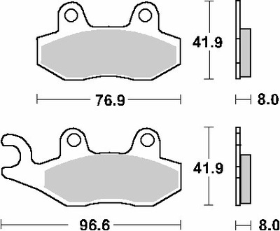 Sbs Klocki Hamulcowe Kh135 Kh214 Ceramic 99