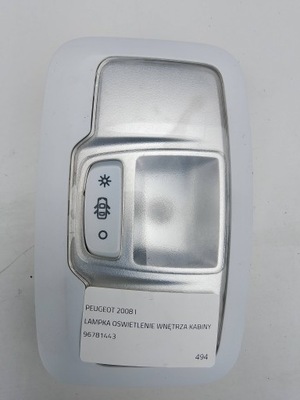 Лампа потолочный освещение кабины peugeot 508 ii 96781444 фото №1