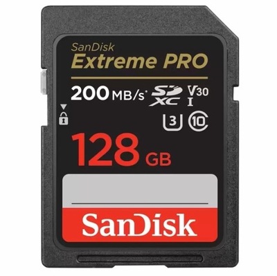 Karta SANDISK EXTREME PRO SDXC 128GB 200MB/s