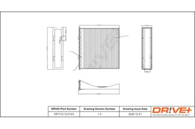 DRIVE+ FILTRO CABINAS SUBARU FORESTER 08-13 ESTADO DARD  