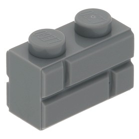 LEGO MUREK CEGŁA 1x2 C. SZARY DBG 98283 NOWY