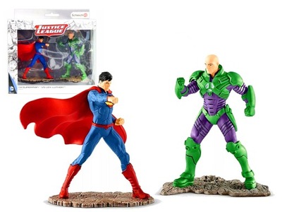 ZESTAW 2 FIGURKI SUPERMAN VS Lex Luthor SCHLEICH