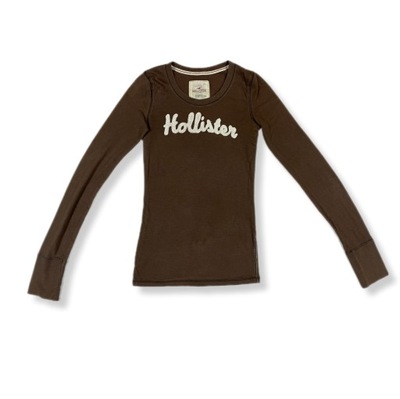 Hollister Longsleeve Damski Długi Rękaw Logo XS