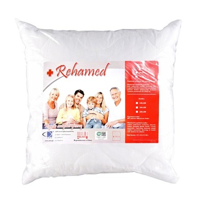 PODUSZKA DO PRZEDSZKOLA JASIEK ZAMEK REHAMED 40x40 JASIEK AMW 95*C