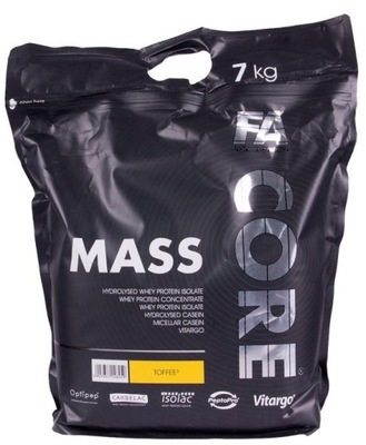 GAINER białko węglowodany FA Nutrition Mass Core - 7kg VANILLA
